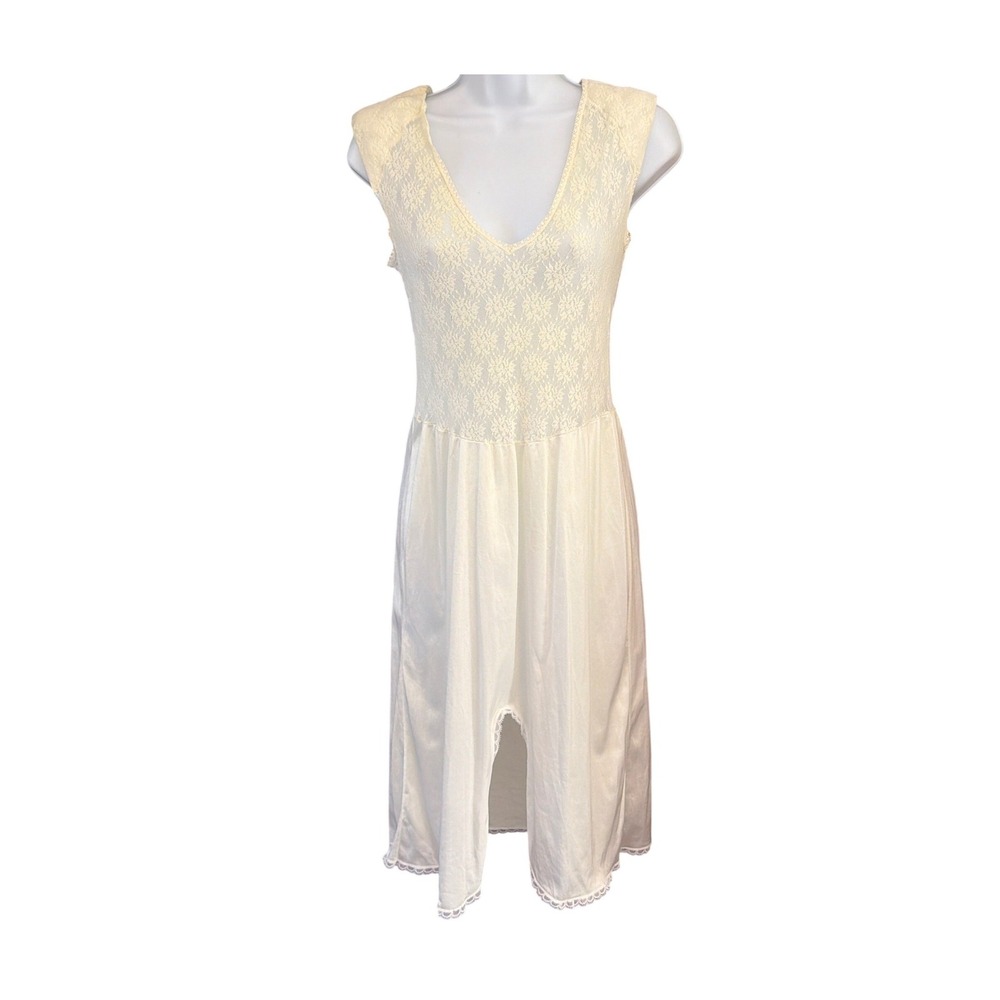 Vintage Movie Star Full Slip Nightgown Coquette Bridal Romantic Angel Wedding